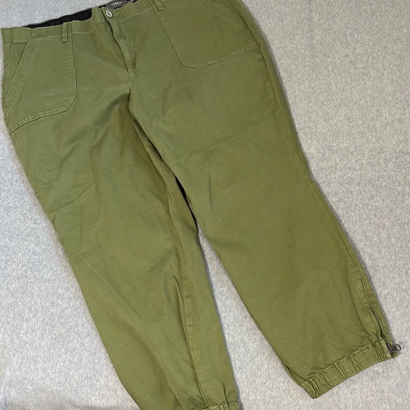 Torrid Green Jogger Pants Plus Size 24T Stretch Casual - Picture 2 of 12